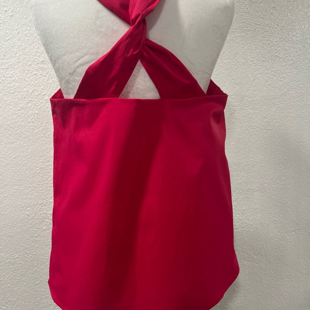 Banana Republic Chic hot‎ pink Halter Top